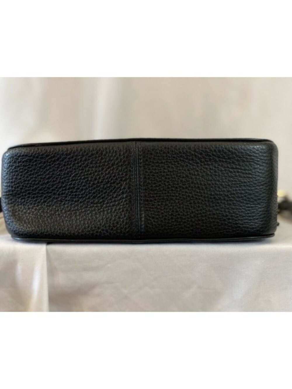 COACH Jess Messenger Bag Small Pebbled Leather Black - Picture 4 of 13